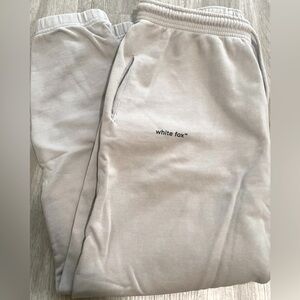 WHITE FOX 🤍Not an Issue🤍 Sweatpants in Mushroom 🍄‍🟫